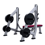  Life Fitness Olympic Bench Weight Storage SOBWS 